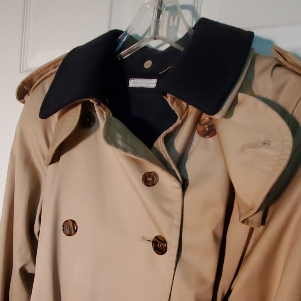 Vintage 80's Worthington Trench Winter/Removable Lining - Picture 2 of 8